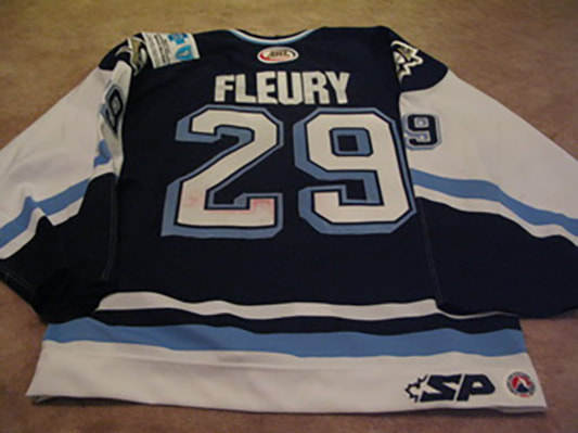 Reebok Marc-Andre Fleury Pittsburgh Penguins NHL Hockey Jersey Blue  Alternate L