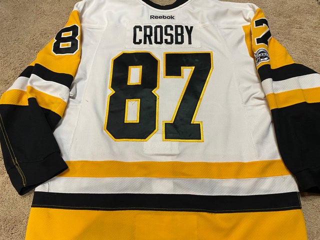 2017 Sidney Crosby Stanley Cup Playoffs Home Game Worn Jersey 