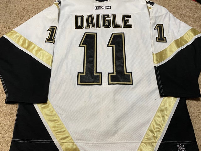 Alexandre Daigle Mid 90's White Ottawa Senators Game Worn Jersey