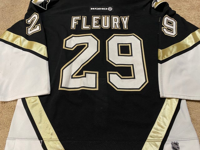 2010-11 Marc-Andre Fleury Pittsburgh Penguins Game Worn Jersey