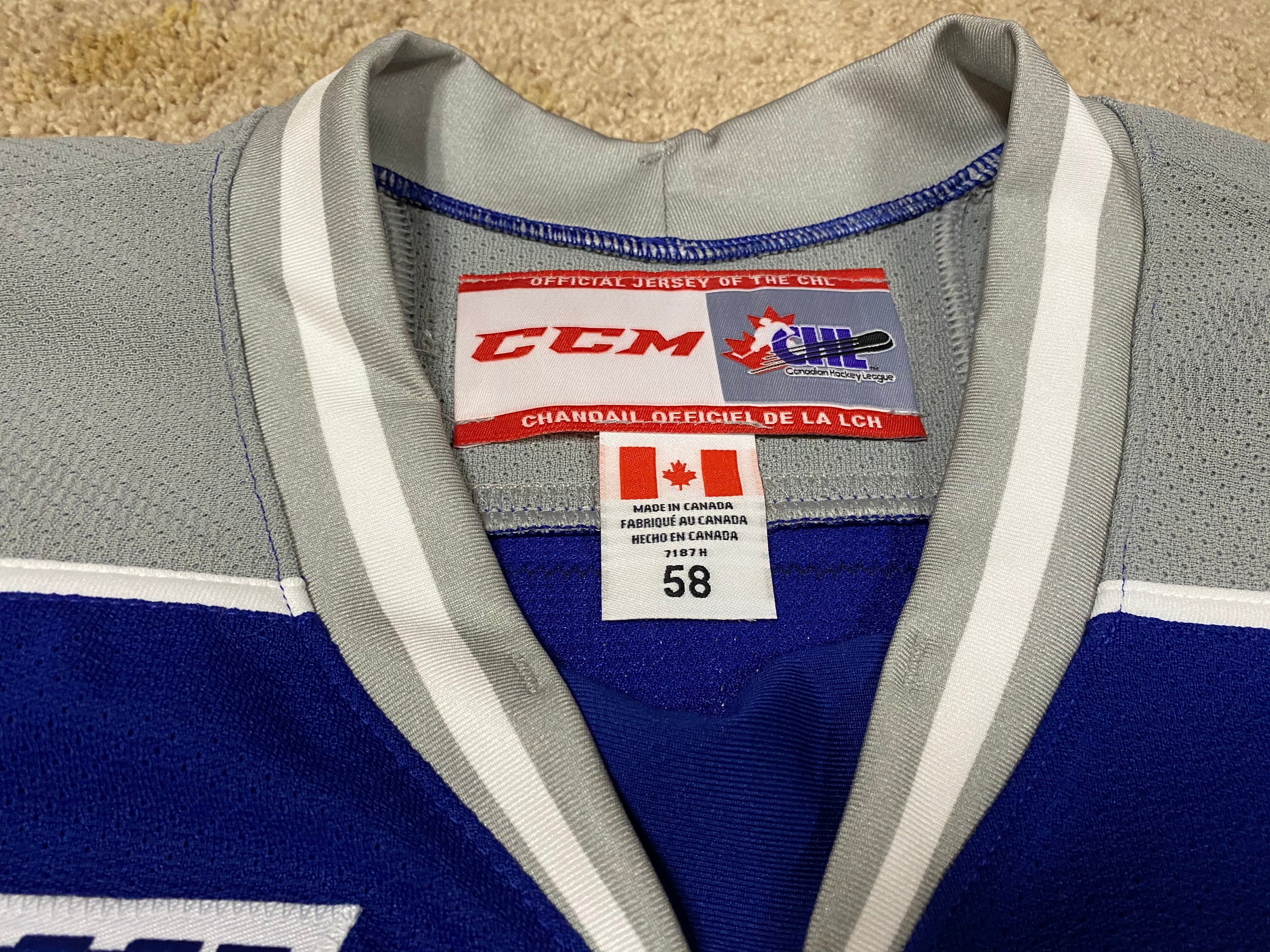 1990's CHL Sudbury Wolves Game worn hockey jersey. – Hockey Jersey
