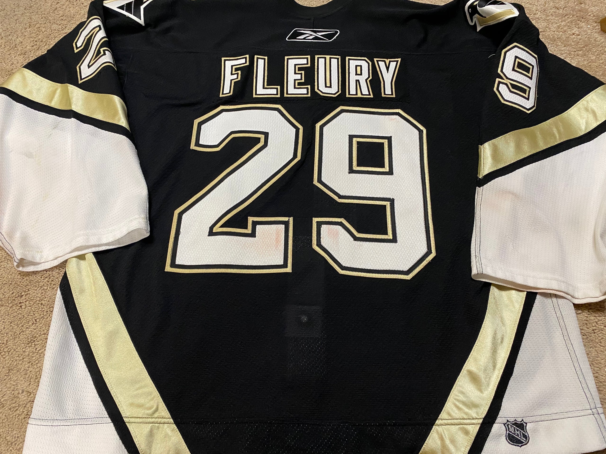 2005-06 Marc-Andre Fleury Game Worn Jersey. Hockey Collectibles