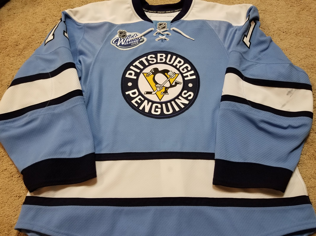 Reebok, Shirts, Pittsburgh Penguins Evgeni Malkin Jersey Winter Classic  Blue